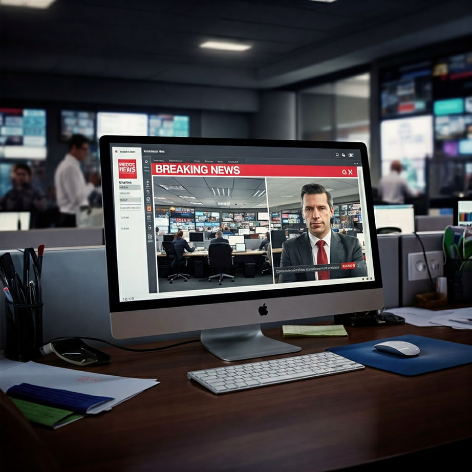 major European newsroom